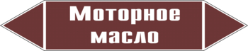 Маркировка трубопровода "моторное масло" (пленка, 358х74 мм) - Маркировка трубопроводов - Маркировки трубопроводов "ЖИДКОСТЬ" - ohrana.inoy.org