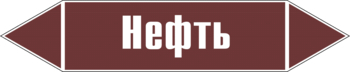 Маркировка трубопровода "нефть" (пленка, 507х105 мм) - Маркировка трубопроводов - Маркировки трубопроводов "ЖИДКОСТЬ" - ohrana.inoy.org